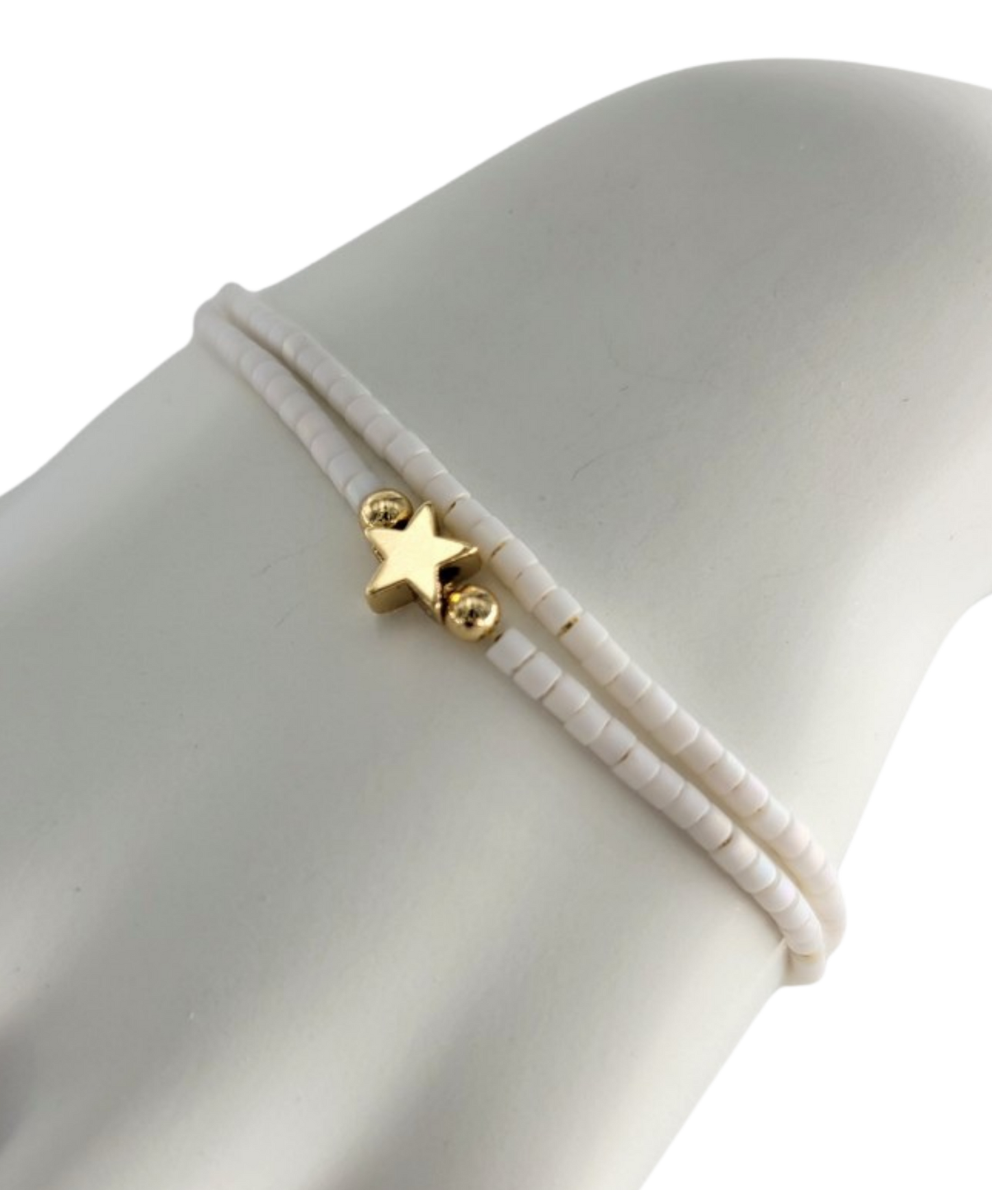 Floating Stars 14k Gold Bracelet