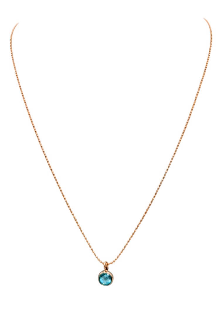 Classic Aquamarine Necklace