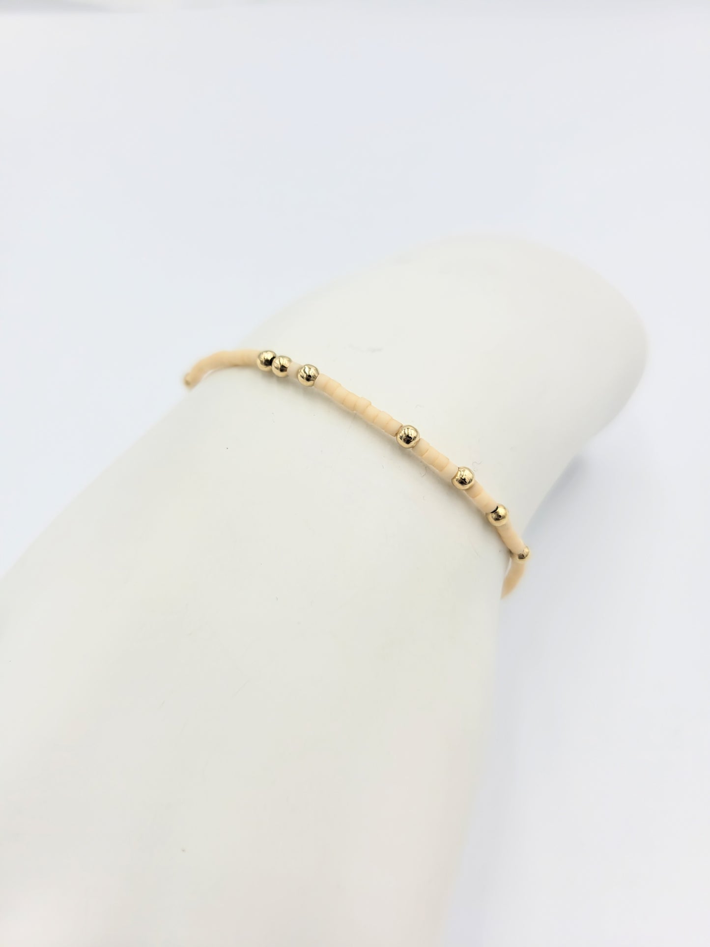 Tiny Bracelets with 14K GF Beads