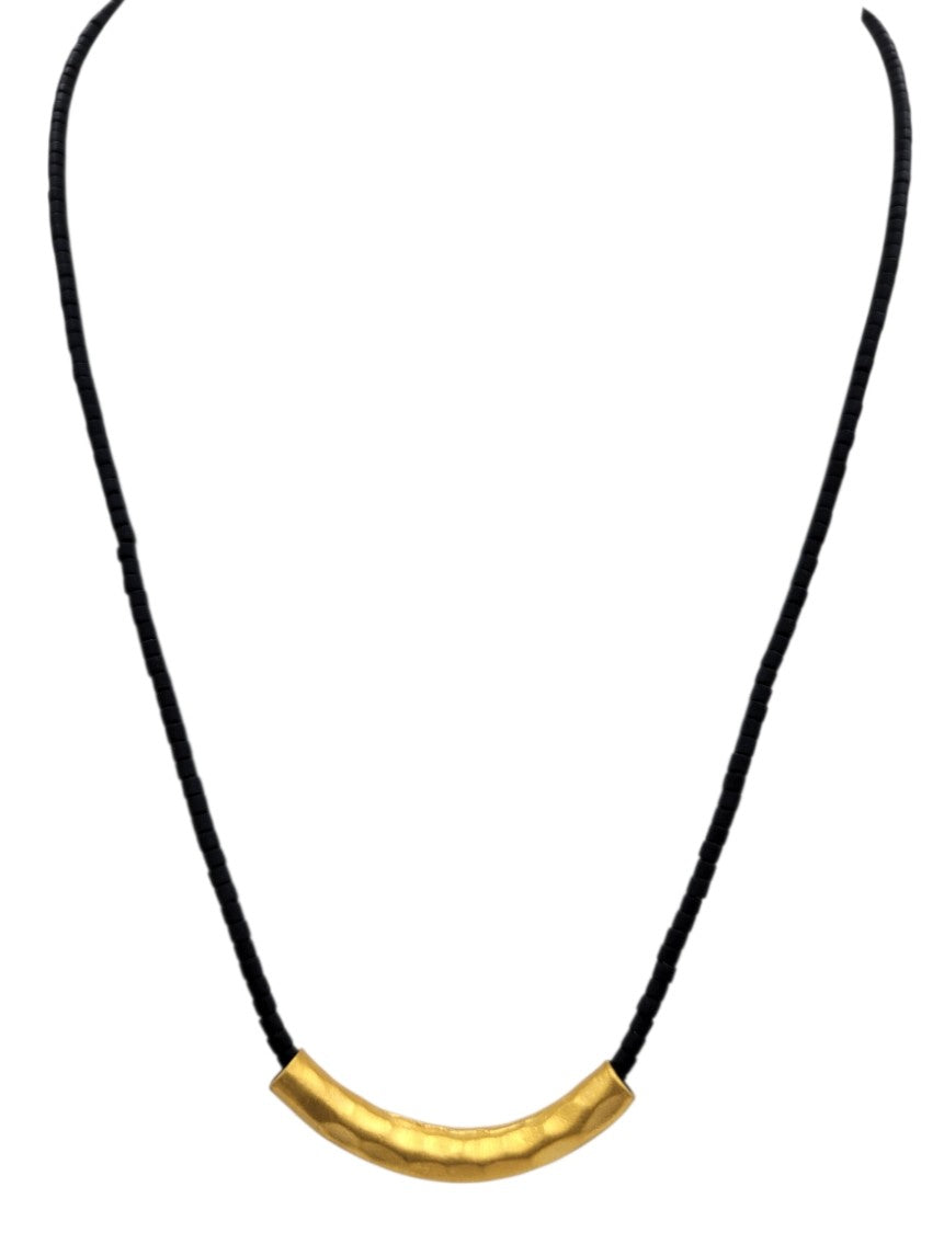 Black Vermeil Necklace