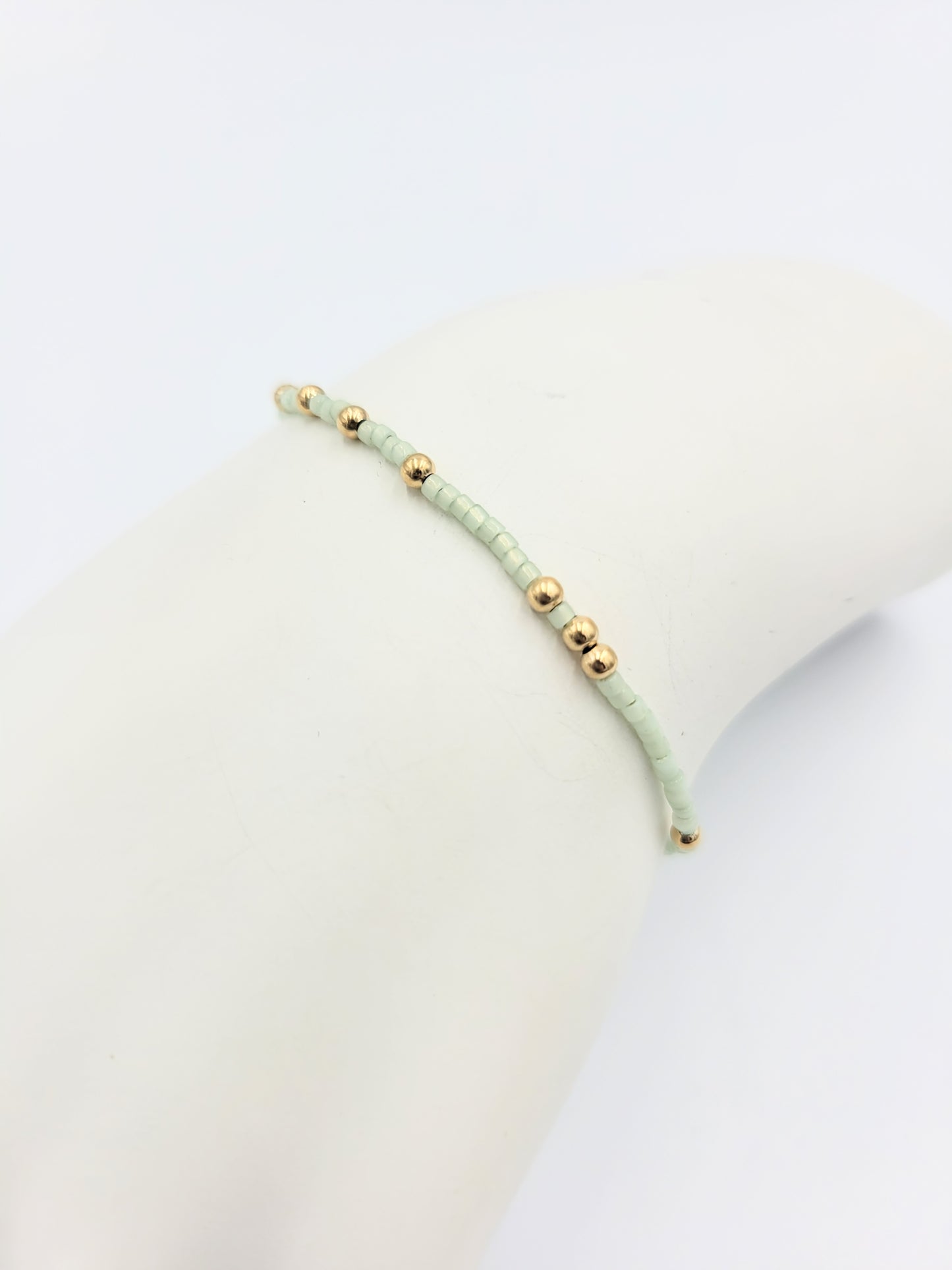 Tiny Bracelets with 14K GF Beads