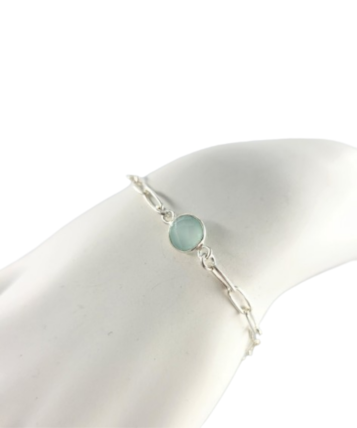 Sterling Silver Chalcedony Gemstone