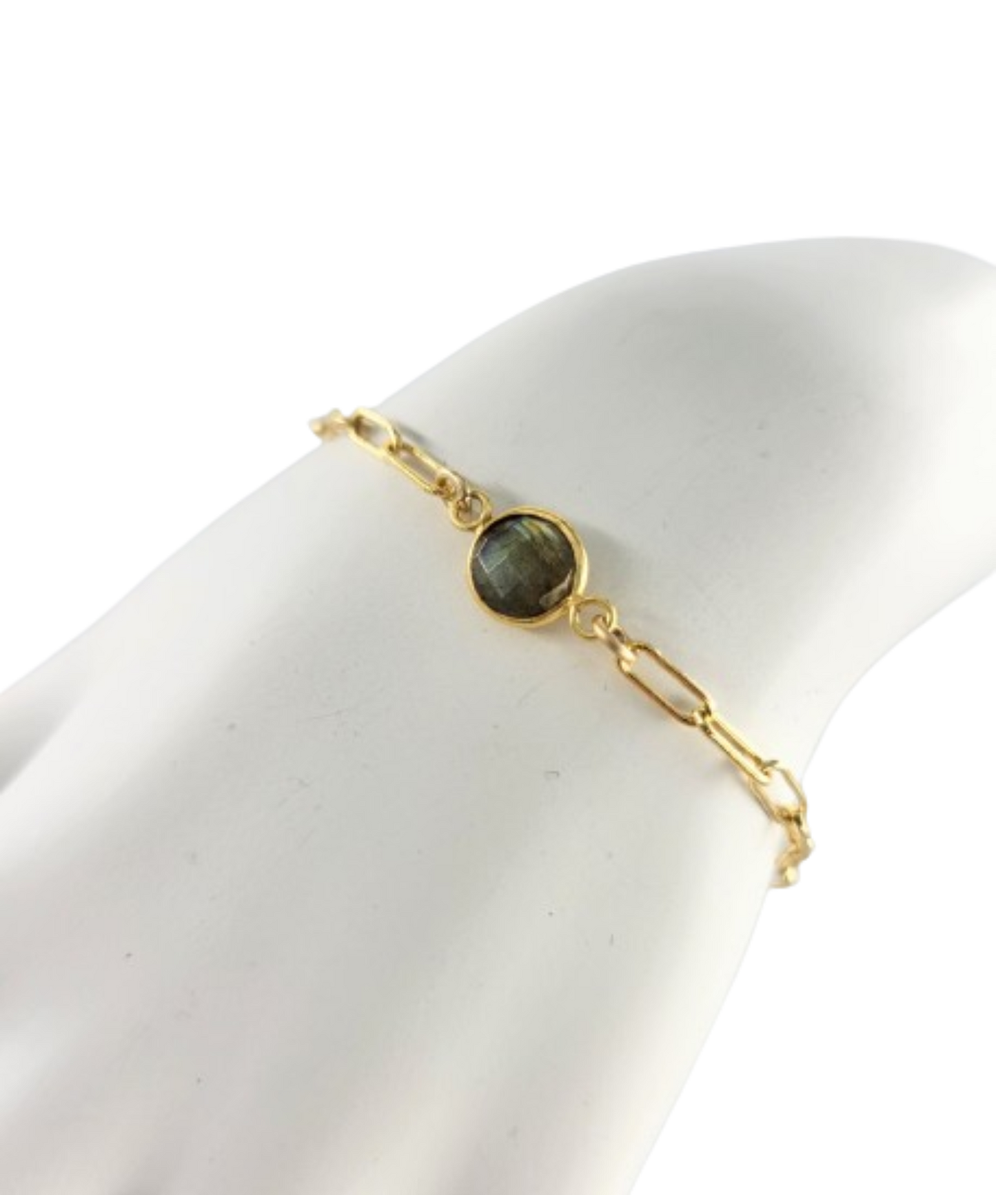 14k Gold Labradorite Gemstone