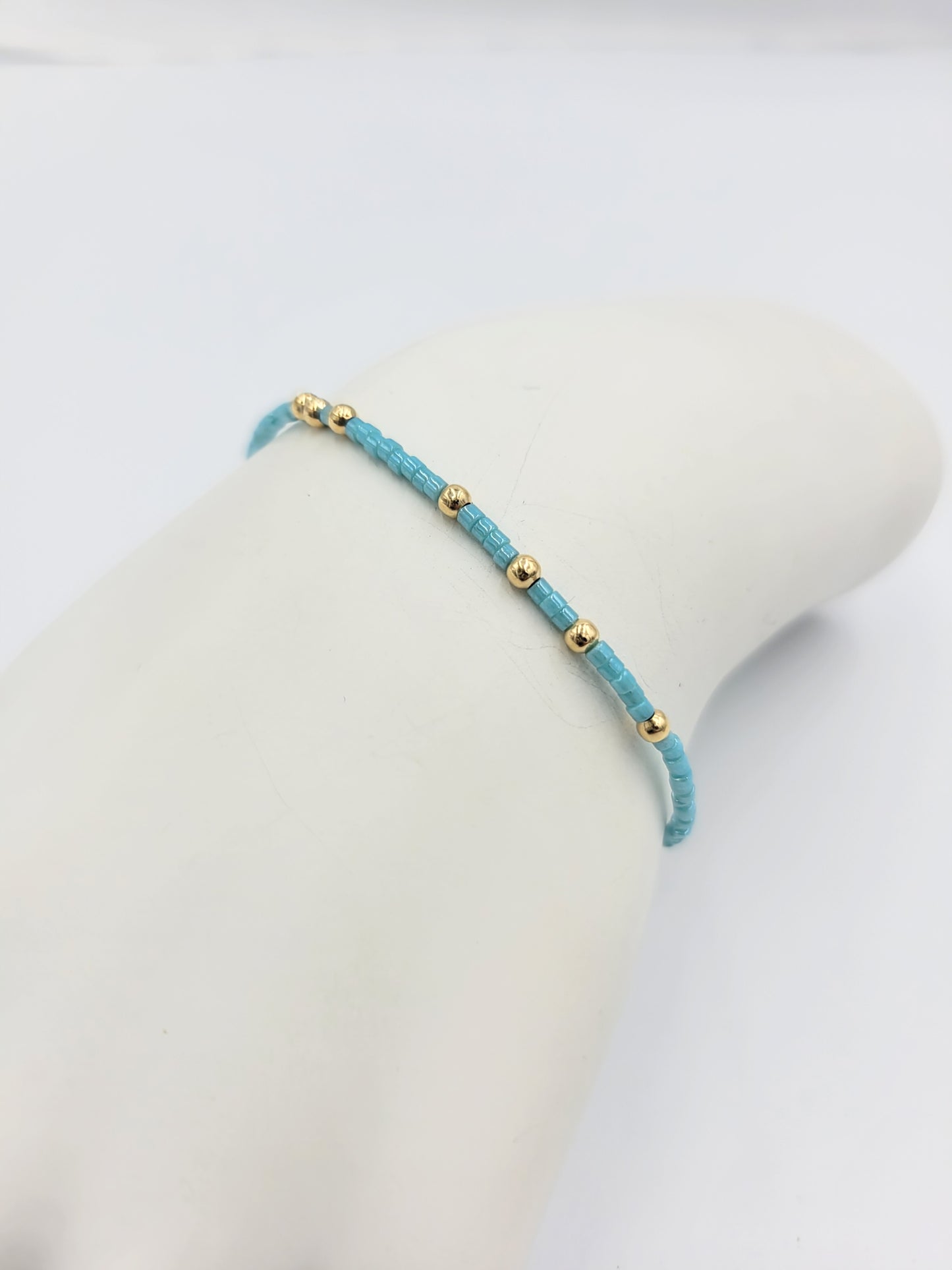 Tiny Bracelets with 14K GF Beads
